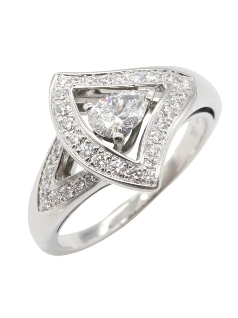 Bvlgari Ring Divadream Diamond 18K White Gold